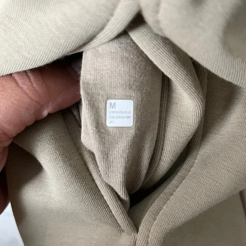 Lululemon Heavyweight Fleece Oversized Hoodie Sheer Oak Medium Athleisure‎